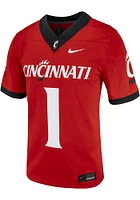 Nike Cincinnati Bearcats Red Replica Wordmark Football Jersey