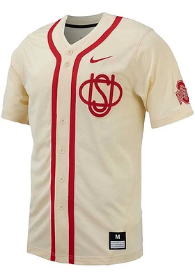 Nike Ohio State Buckeyes Mens White Replica Jersey