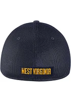 Nike West Virginia Mountaineers Mens Navy Blue L91 Mesh Swoosh Flex Hat