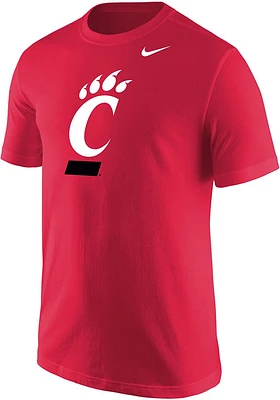 Nike Cincinnati Bearcats Primary Logo Short Sleeve T Shirt