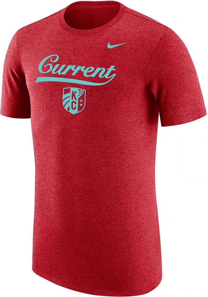 Nike KC Current Red Script Mascot Short Sleeve Fashion T Shirt