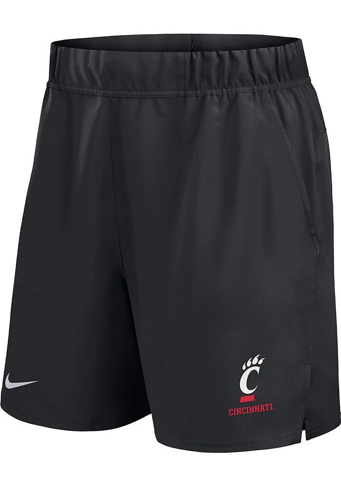 Nike Cincinnati Bearcats Mens Black Victory Mascot over Wordmark Shorts