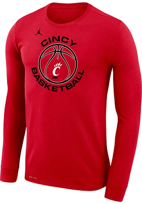 Nike Cincinnati Bearcats Jordan Basketball Long Sleeve T-Shirt