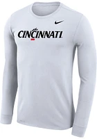 Nike Cincinnati Bearcats White Primary Logo Long Sleeve T-Shirt