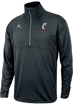 Nike Cincinnati Bearcats Mens Jordan Half Long Sleeve 1/4 Zip Pullover