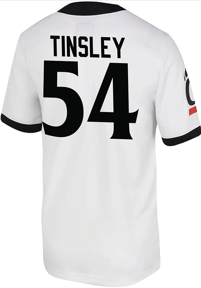 Dartanyan Tinsley  Nike Cincinnati Bearcats White Game Name And Number Football Jersey