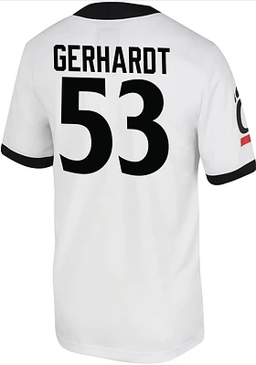 Gavin Gerhardt  Nike Cincinnati Bearcats White Game Name And Number Football Jersey