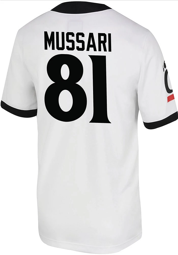 Michael Mussari Nike Cincinnati Bearcats Game Name And Number Football Jersey