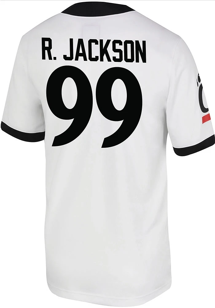 Rob Jackson  Nike Cincinnati Bearcats White Game Name And Number Football Jersey