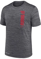 Nike Dayton Flyers Grey Team Issue Velocity Short Sleeve T Shirt