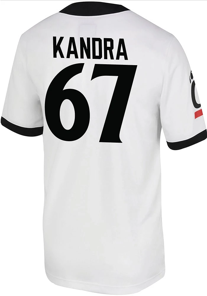 Luke Kandra  Nike Cincinnati Bearcats White Game Name And Number Football Jersey