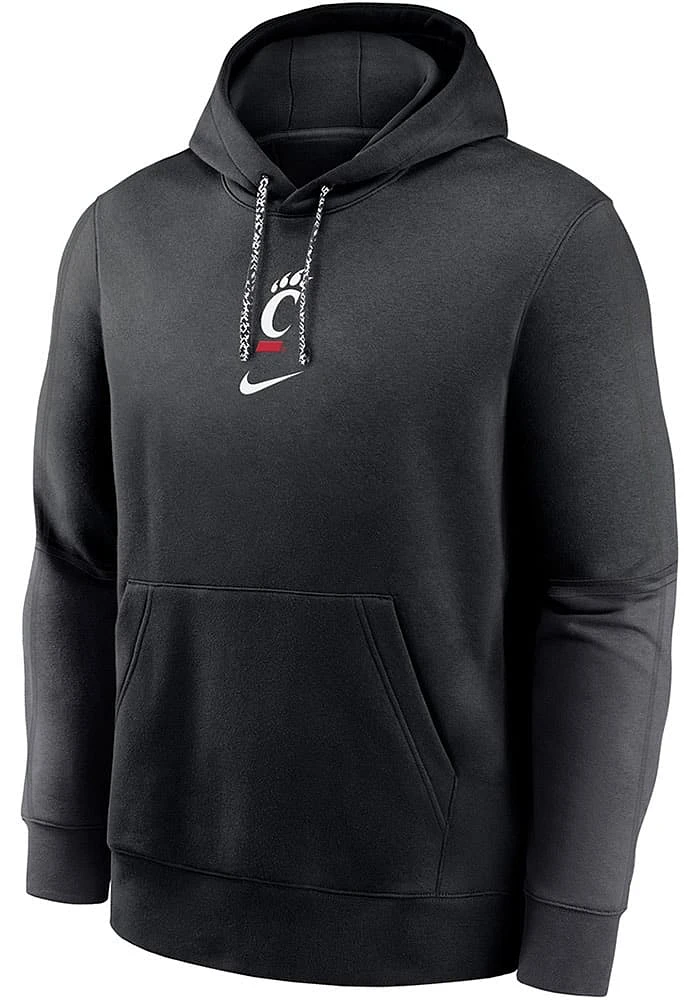 Nike Cincinnati Bearcats Mens Sideline Club Fleece Gameday Long Sleeve Hoodie