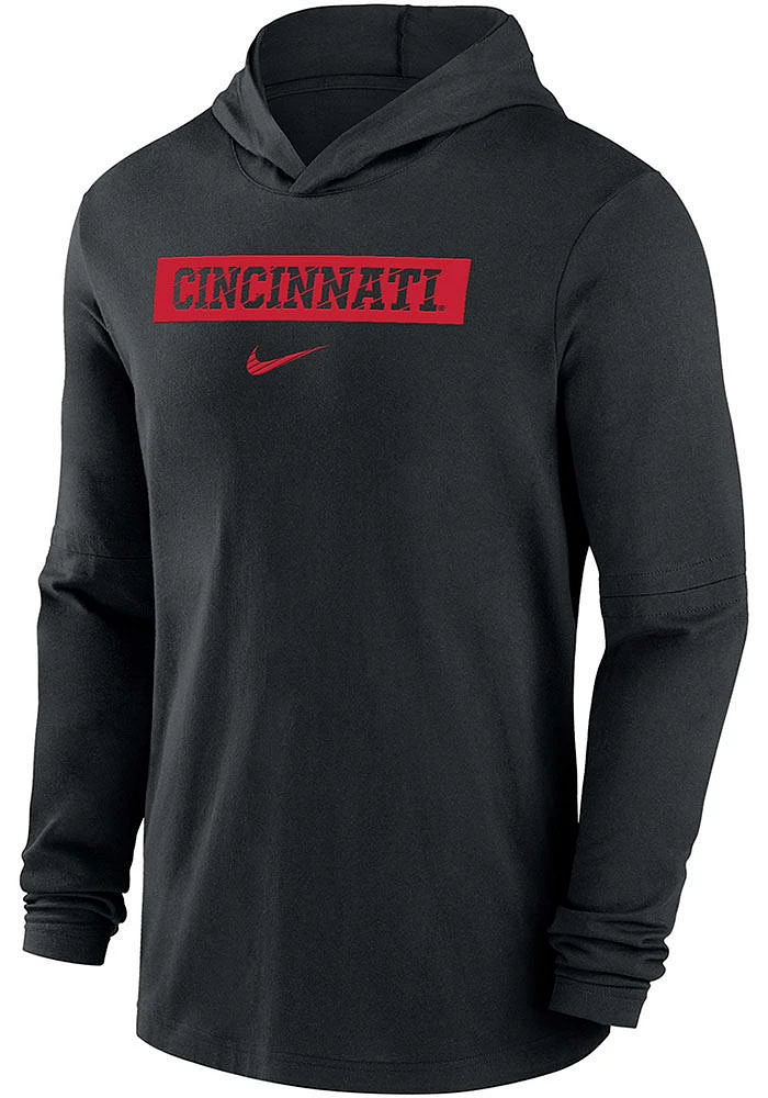 Nike Cincinnati Bearcats Mens Black Sideline DriFIT Off Field Hood