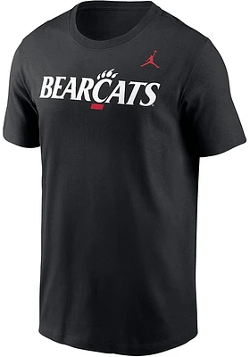 Nike Cincinnati Bearcats Jordan Wordmark Short Sleeve T Shirt