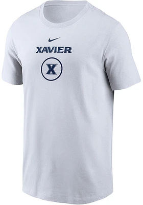 Nike Xavier Musketeers White Practice Dri-FIT Short Sleeve T Shirt