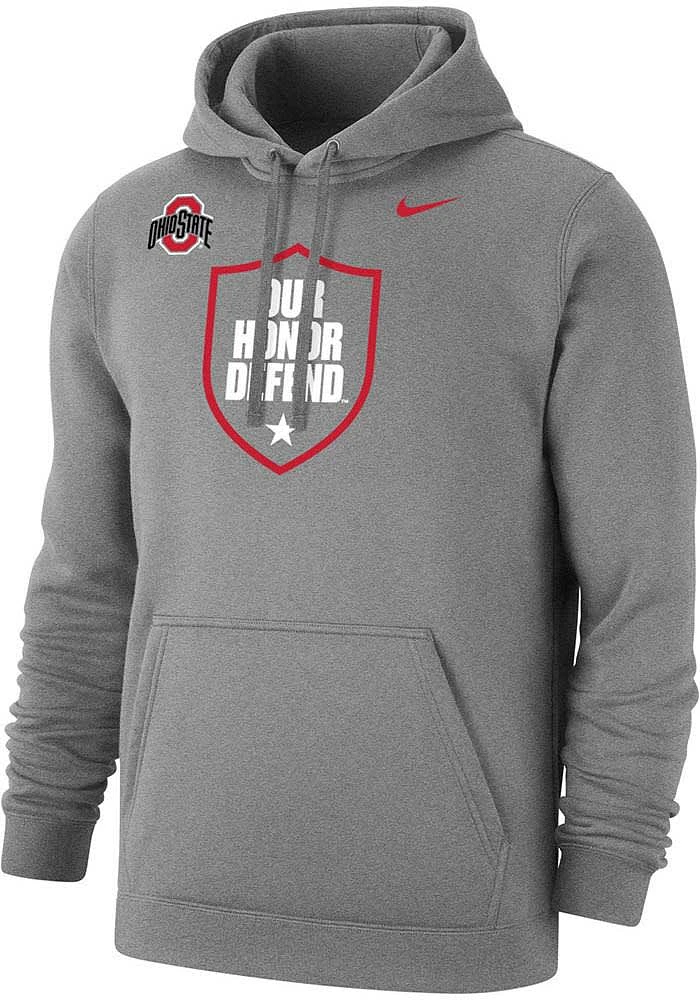 Nike Ohio State Buckeyes Mens Our Honor Defend Long Sleeve Hoodie