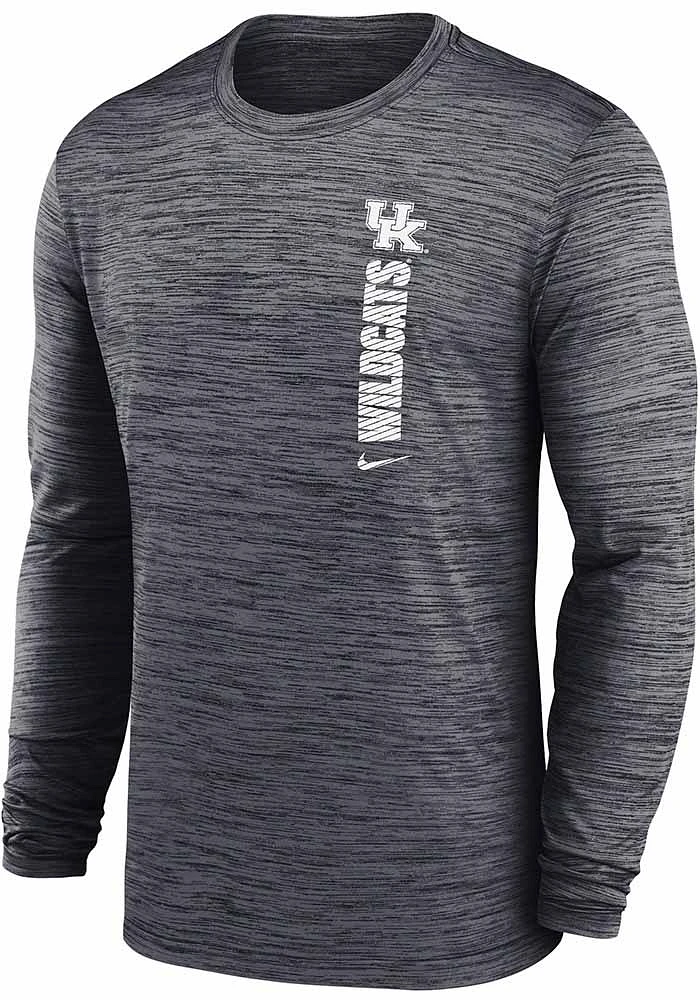 Nike Kentucky Wildcats Youth Grey Velocity 24 Long Sleeve T-Shirt