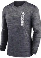 Nike Kentucky Wildcats Youth Grey Velocity 24 Long Sleeve T-Shirt