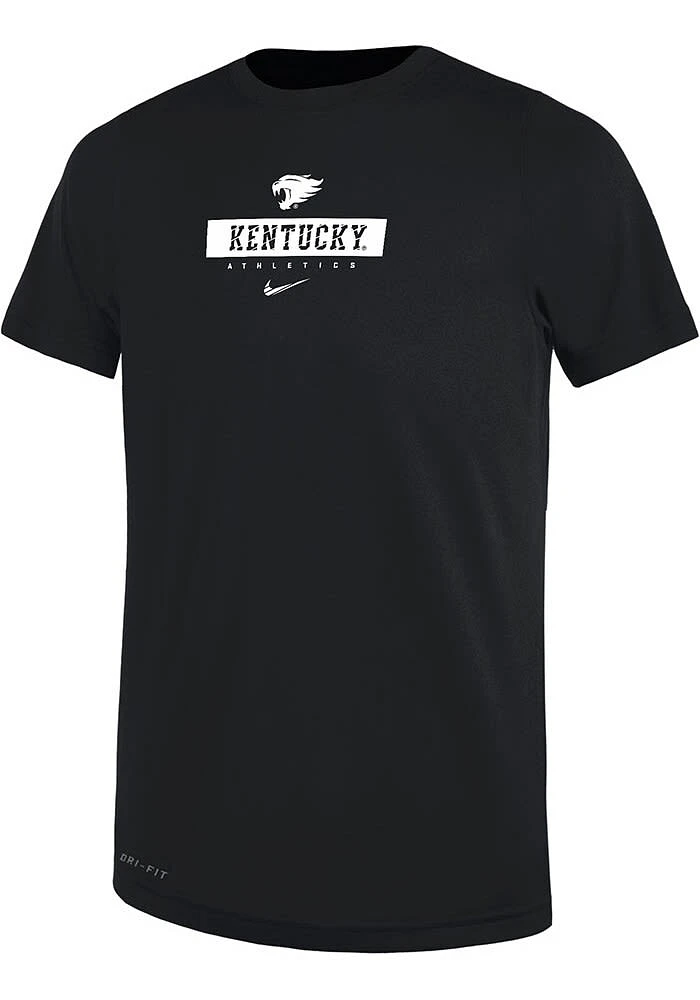 Nike Kentucky Wildcats Boys Black Team Issue 24 Short Sleeve T-Shirt