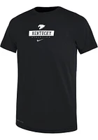 Nike Kentucky Wildcats Boys Black Team Issue 24 Short Sleeve T-Shirt