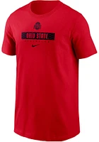 Nike Ohio State Buckeyes Youth Red Team Issue 24 Design Short Sleeve T-Shirt