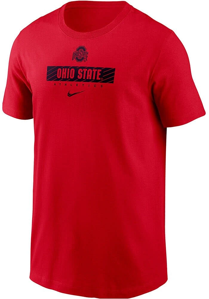 Nike Ohio State Buckeyes Youth Red Team Issue 24 Short Sleeve T-Shirt