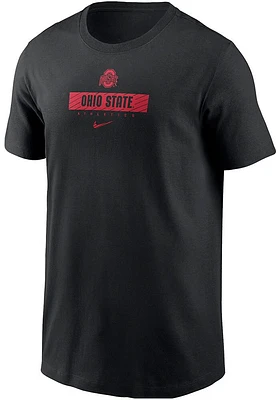 Nike Ohio State Buckeyes Toddler Black Team Issue 24 Short Sleeve T-Shirt