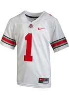 Nike Ohio State Buckeyes Toddler White Alt 1 Football Jersey