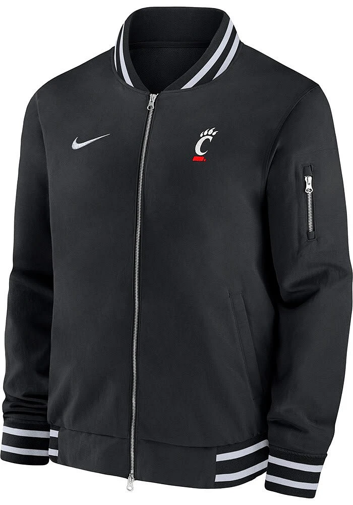 Nike Cincinnati Bearcats Mens Black Sideline Gameday Heavyweight Jacket