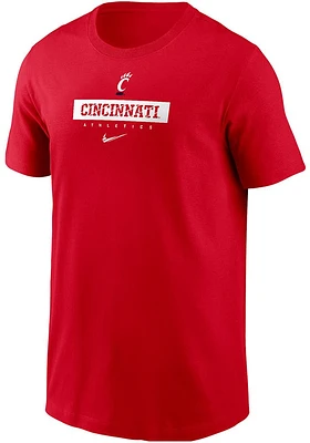 Nike Cincinnati Bearcats Boys Red Team Issue 24 Short Sleeve T-Shirt