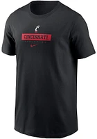 Nike Cincinnati Bearcats Toddler Black Team Issue 24 Short Sleeve T-Shirt