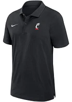 Nike Cincinnati Bearcats Mens Black Sideline DriFIT Gameday Woven Short Sleeve Polo