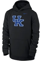 Nike Kentucky Wildcats Youth Black Primary Logo Long Sleeve Hoodie