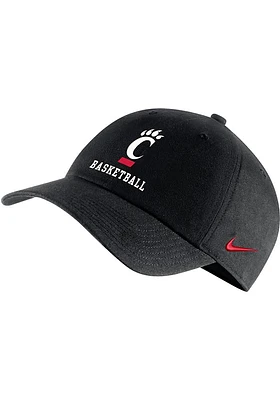 Nike Cincinnati Bearcats Basketball Wordmark Adjustable Hat - Black