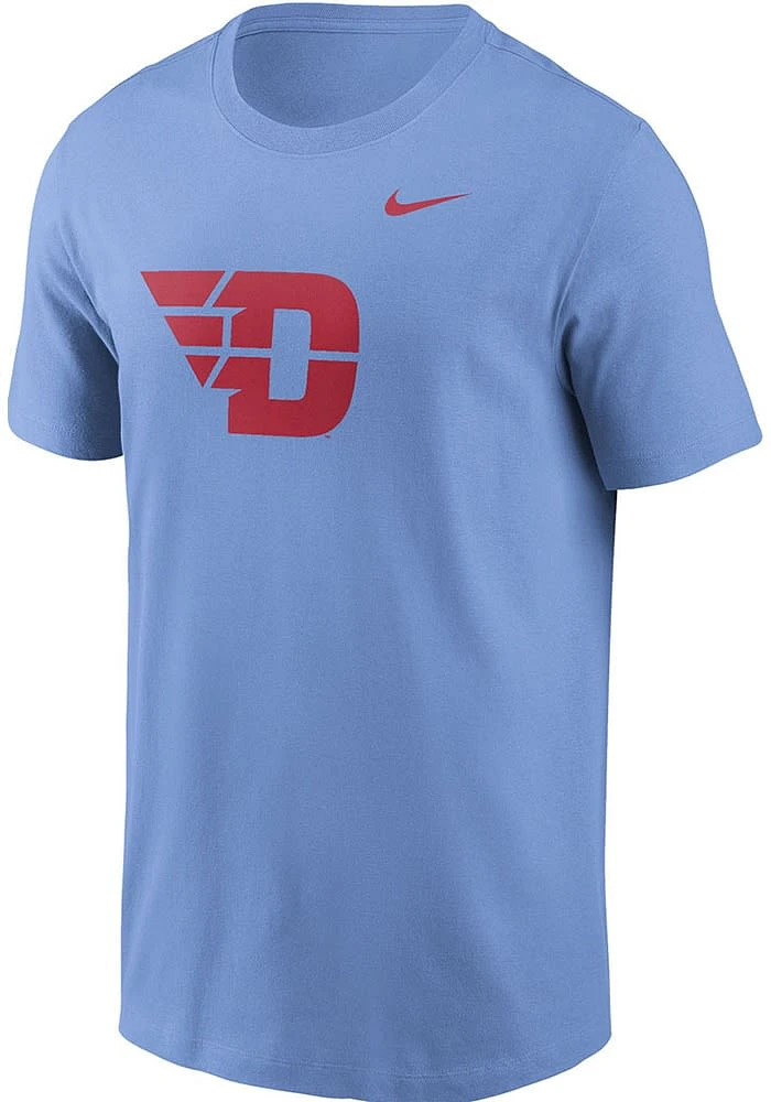 Nike Dayton Flyers Light Blue Primary Team Logo Short Sleeve T Shirt