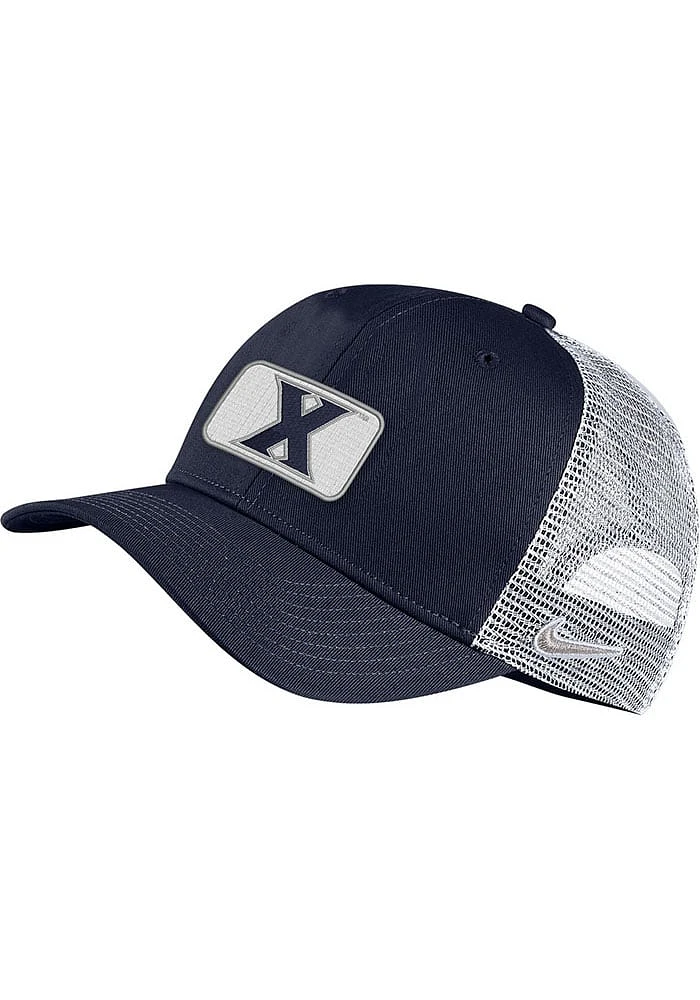 Nike Xavier Musketeers Trucker C99 Adjustable Hat - Navy Blue