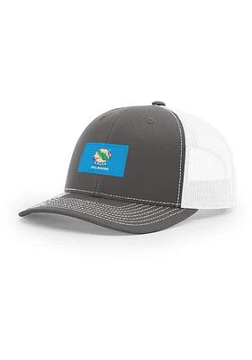 Oklahoma 112 Trucker Adjustable Hat - Grey