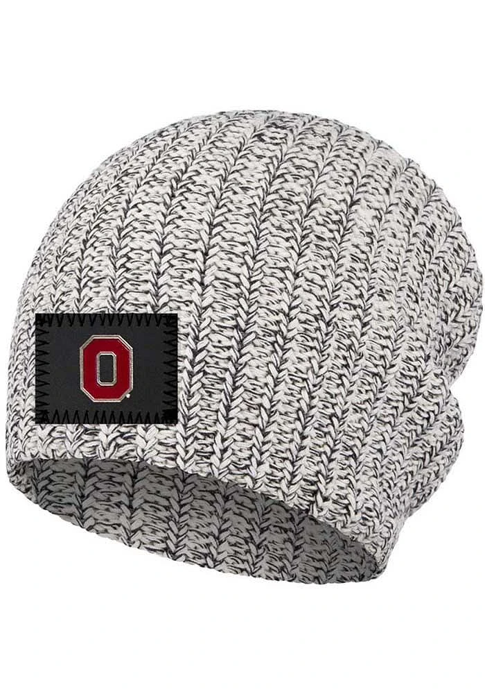 Ohio State Buckeyes Black Speckled Beanie Womens Knit Hat