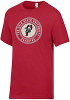 Alternative Apparel Ohio State Buckeyes Red Keeper Circle Logo Short Sleeve Fashion T Shirt