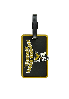 Emporia State Hornets Black Rubber Luggage Tag