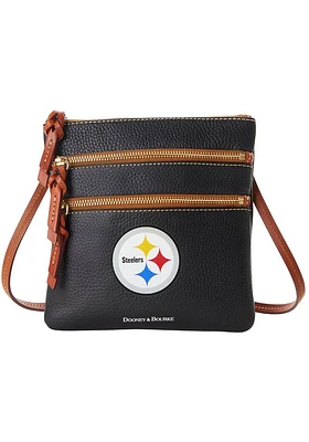 Pittsburgh Steelers Triple Zip Crossbody Womens Purse