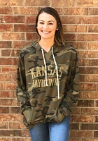 Alternative Apparel Kansas Jayhawks Mens Green School Yard Fashion Hood