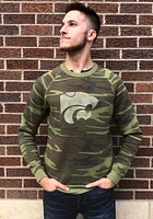 Alternative Apparel K-State Wildcats Mens Green The Champ Long Sleeve Fashion Sweatshirt