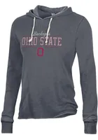 Alternative Apparel Ohio State Buckeyes Womens Black Day Off Hooded Sweatshirt