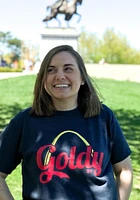 Paul Goldschmidt St Louis Cardinals Navy Blue Goldy Arch Short Sleeve Fashion Player T Shirt