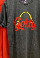 Paul Goldschmidt St Louis Cardinals Navy Blue Goldy Arch Short Sleeve Fashion Player T Shirt