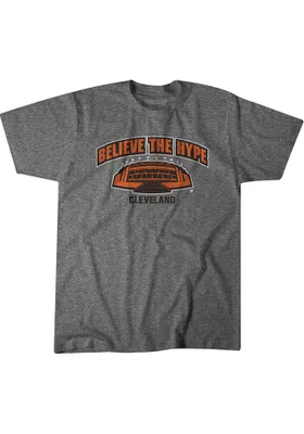 BreakingT Cleveland Grey Believe The Hype Short Sleeve Fashion T Shirt