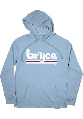 Bryce Harper Philadelphia Phillies Mens Light Blue Philly Player Hood