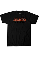 Joe Burrow Cincinnati Bengals Black Jeaux Short Sleeve Fashion Player T Shirt