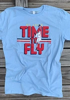 Dexter Fowler St Louis Light Blue Time To Fly Short Sleeve Fashion Player T Shirt
